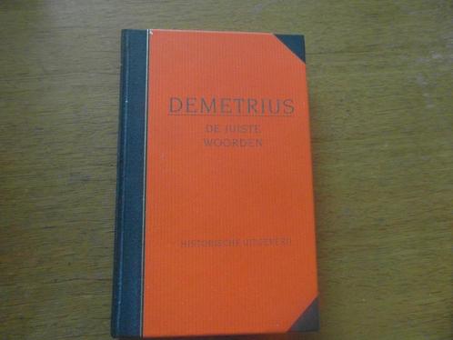 Demetrius De juiste woorden, Boeken, Filosofie, Nieuw, Ophalen of Verzenden