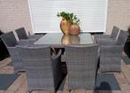 6 persoons wicker diningset met kussens