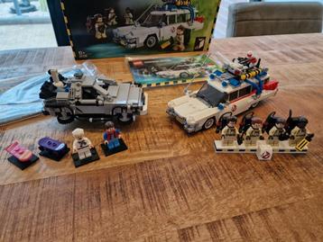 Lego Ghostbusters en Back to the future 21108 en 21103 uniek