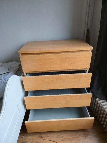Ikea Malm ladekast - 80x100cm - 4 lades - afbeelding 1 Ikea Malm ladekast - 80x100cm - 4 lades - afbeelding 1