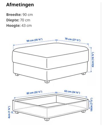 Hocker met bergruimte - afbeelding 4 Hocker met bergruimte - afbeelding 4