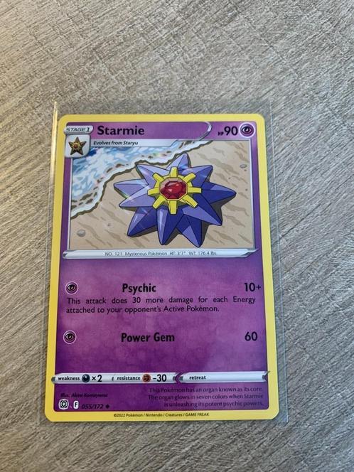 Starmie 055/172 Brillant Stars - Pokémon Kaart, Hobby en Vrije tijd, Verzamelkaartspellen | Pokémon, Nieuw, Losse kaart, Ophalen of Verzenden