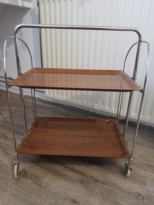 Antieke jaren 50 design tea-boy!Verrijdbare serveer trolley!, Antiek en Kunst, Antiek | Woonaccessoires, Ophalen