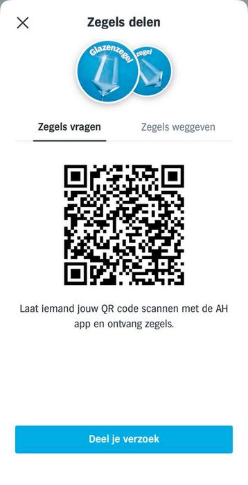 Gezocht: AH spaarkaarten glaszegels