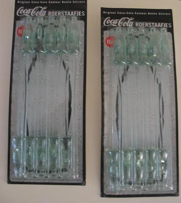 Coca Cola roerstaafjes Original Contour Bottle Stirrers 20st