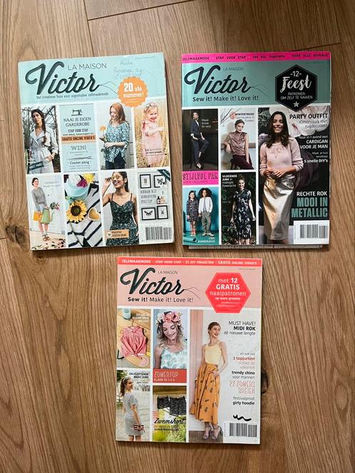 11 tijdschriften La Maison Victor, Hobby en Vrije tijd, Kledingpatronen, Gebruikt, Kind, Ophalen of Verzenden