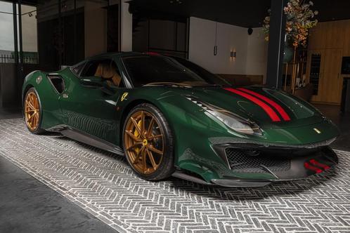 Ferrari 488 Pista |Full Carbon|Verde british green|Atelier|J, Auto's, Ferrari, Bedrijf, Te koop, Overige modellen, 360° camera