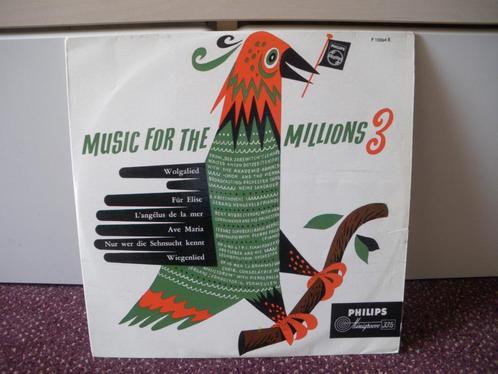Music For The Millions No. 3 (LP) (1955), Cd's en Dvd's, Vinyl | Klassiek, Zo goed als nieuw, Middeleeuwen en Renaissance, Overige typen