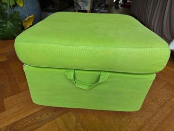 Groene vierkante poef Kivik van Ikea - afbeelding 1 Groene vierkante poef Kivik van Ikea - afbeelding 1