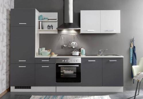Keukenblok Antracietgrijs NIEUW, Huis en Inrichting, Keuken | Complete keukens, Nieuw, Enkelwandige keuken, Wit, Overige materialen