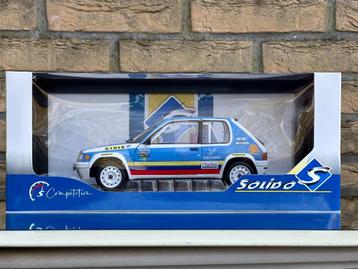 PEUGEOT 205 RALLYE 1.9 MK1 SCHWAB COLLECTION1990 1:18 Solido