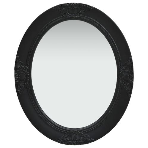 Wandspiegel spiegel 50x60 cm zwart barok GRATIS BEZORGD!, Huis en Inrichting, Woonaccessoires | Spiegels, Nieuw, 50 tot 75 cm