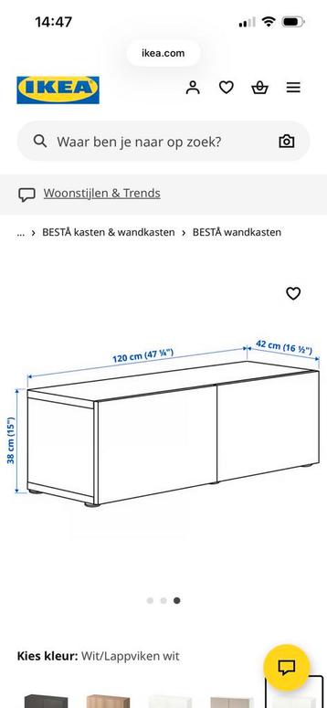 Ikea Besta muurkast met grijs groene deurtjes - afbeelding 3 Ikea Besta muurkast met grijs groene deurtjes - afbeelding 3