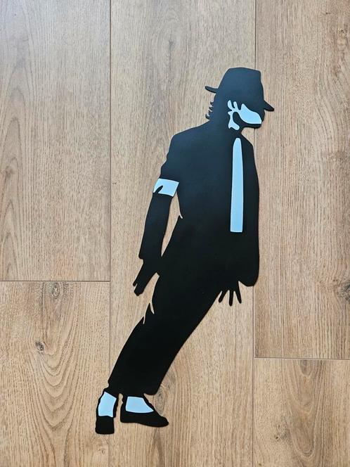 Michael Jackson wanddecoratie - Smooth Criminal - 63cm - RVS, Huis en Inrichting, Woonaccessoires | Wanddecoraties, Nieuw, Ophalen of Verzenden