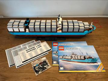 Lego 10241 Maersk triple-E containerschip. Nieuwstaat. 