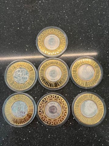 Euro collectie Eurocollectie 5 euro Nederlandse Munt 7 stuks