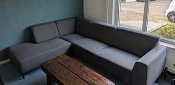 Nette hoekbank antraciet