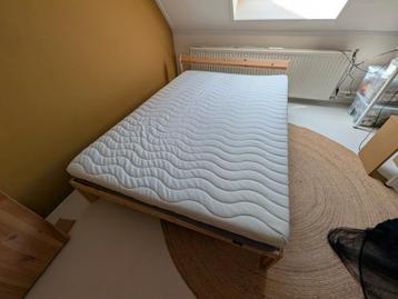 IKEA Neiden bedframe met Ågotnes matras en topper - afbeelding 2 IKEA Neiden bedframe met Ågotnes matras en topper - afbeelding 2