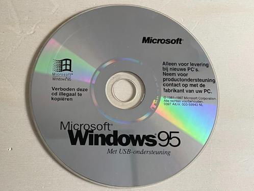 (Vintage) Windows 95 CD - PC vereist oude hardware, Computers en Software, Besturingssoftware, Gebruikt, Windows, Ophalen of Verzenden