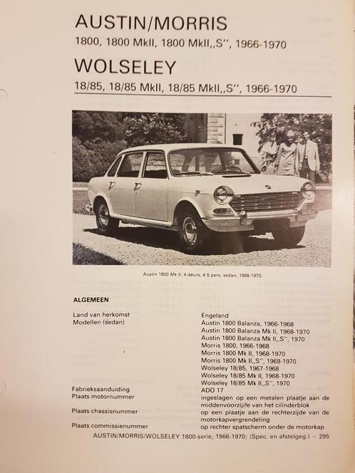 10 x Austin Olyslager Kluwer Vraagbaken 1966-1985, Auto diversen, Handleidingen en Instructieboekjes, Ophalen of Verzenden