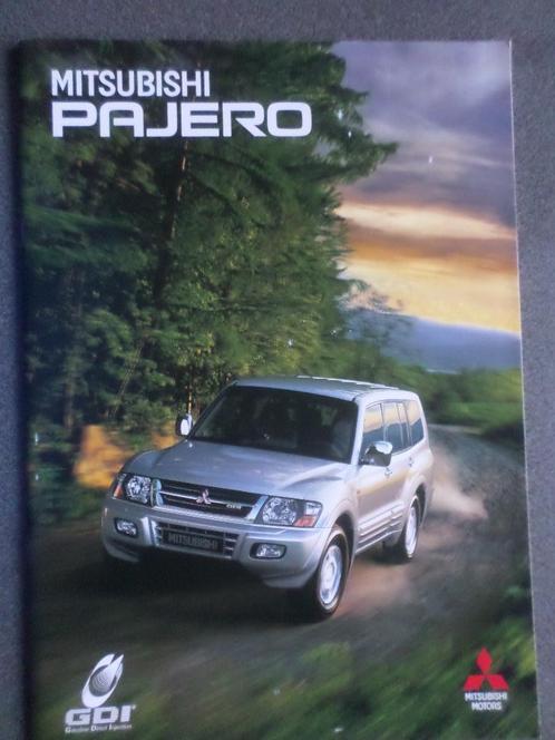 Mitsubishi Pajero 2001 Brochure, Boeken, Auto's | Folders en Tijdschriften, Mitsubishi, Verzenden