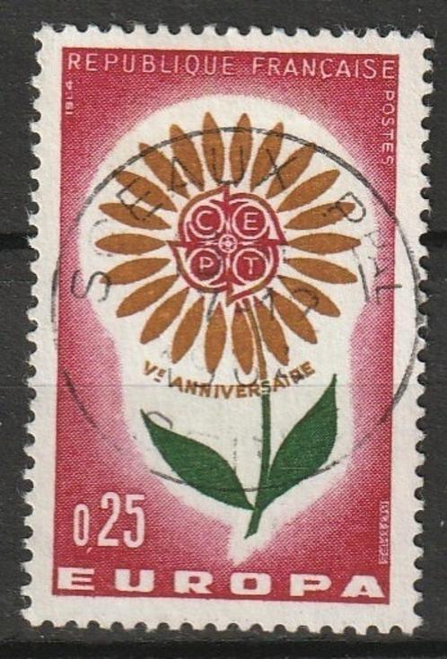 Europa CEPT Frankrijk 1964 MiNr. 1490 gestempeld, Postzegels en Munten, Postzegels | Europa | Frankrijk, Gestempeld, Verzenden