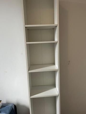 Witte IKEA boekenkast (BILLY stijl) -40x202cm - afbeelding 1 Witte IKEA boekenkast (BILLY stijl) -40x202cm - afbeelding 1