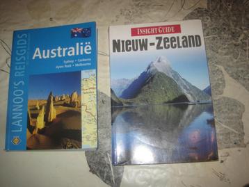 2 reisgidsen Nieuw Zeeland Australie. Sydney Canberra