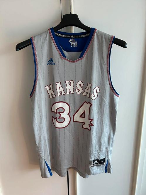 Basketball shirt jersey Kansas University Jayhawks 2014-2015, Sport en Fitness, Basketbal, Zo goed als nieuw, Kleding, Ophalen of Verzenden
