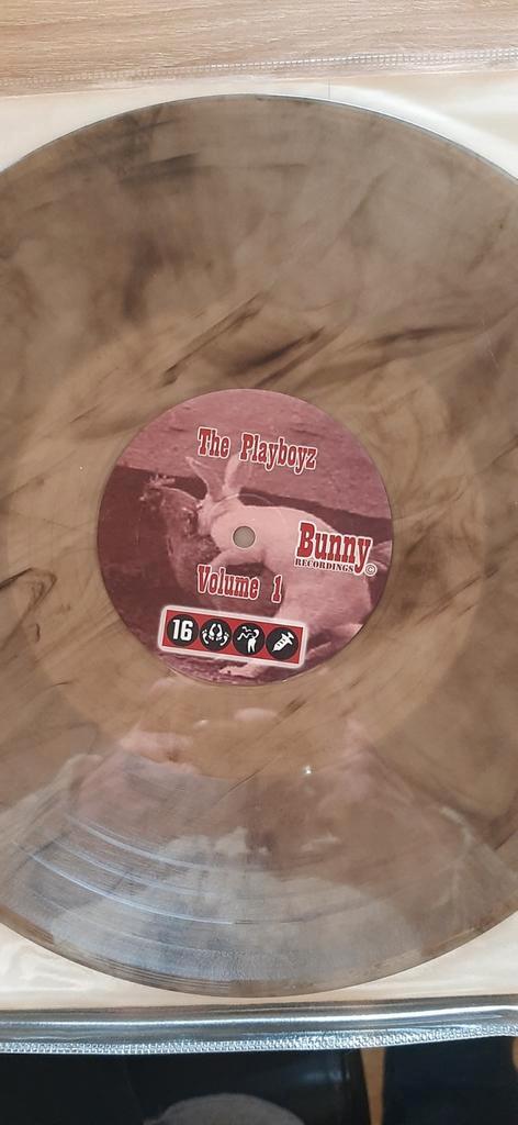 the playboyz . volume 1. hardhouse vinyl . brown marbled., Cd's en Dvd's, Vinyl | Dance en House, Gebruikt, Ophalen of Verzenden