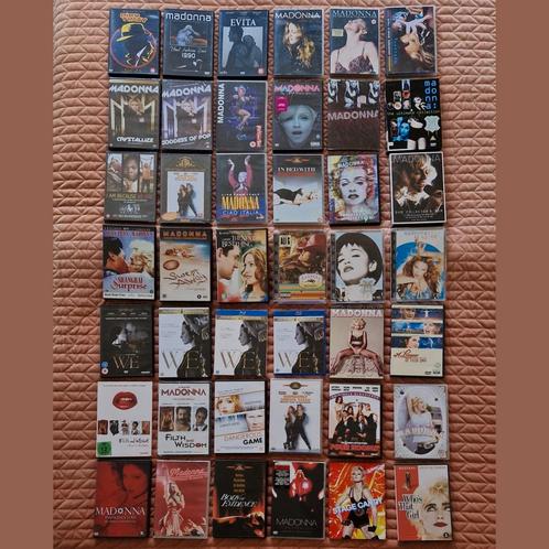 Madonna DVD verzameling disc vhs box set tour video single, Cd's en Dvd's, Dvd's | Overige Dvd's, Zo goed als nieuw, Alle leeftijden