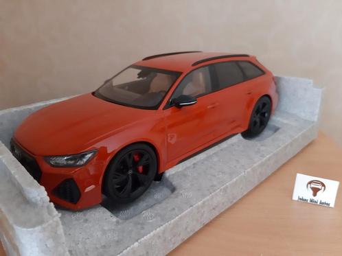Audi RS6 Avant 2019 Solar-Orange van Minichamps 1:18, Hobby en Vrije tijd, Modelauto's | 1:18, Nieuw, Auto, MiniChamps, Ophalen of Verzenden
