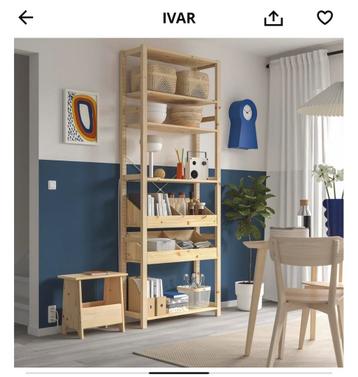 IKEA Ivar kasten - Lively Linnen geverfd - afbeelding 6 IKEA Ivar kasten - Lively Linnen geverfd - afbeelding 6