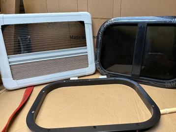 Raam camper 500x350 met hor/verduistering