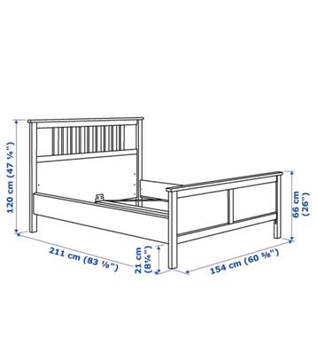 Hemnes IKEA bedframe - afbeelding 2 Hemnes IKEA bedframe - afbeelding 2