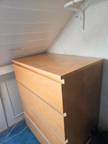 Houten Ikea malm ladekast 4 lades - afbeelding 2 Houten Ikea malm ladekast 4 lades - afbeelding 2