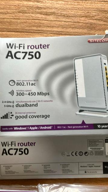 Wi-Fi router AC750 nieuw