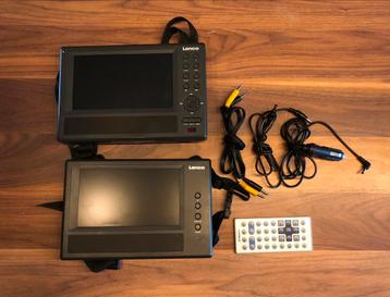 Lenco auto DVD-speler met twee schermen (7”)