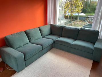 Ikea KIVIK 4-zits kelinge grijsturkoois - afbeelding 1 Ikea KIVIK 4-zits kelinge grijsturkoois - afbeelding 1