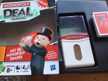 Monopoly deal kaartspel shuffle shaker 