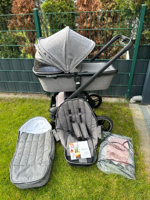 Dubatti 3 in 1 kinderwagen, Kinderen en Baby's, Kinderwagens en Combinaties, Zo goed als nieuw, Kinderwagen, Verstelbare duwstang