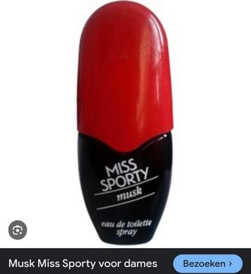 GEZOCHT lege fles!!! Miss Sporty Musk - Vintage!