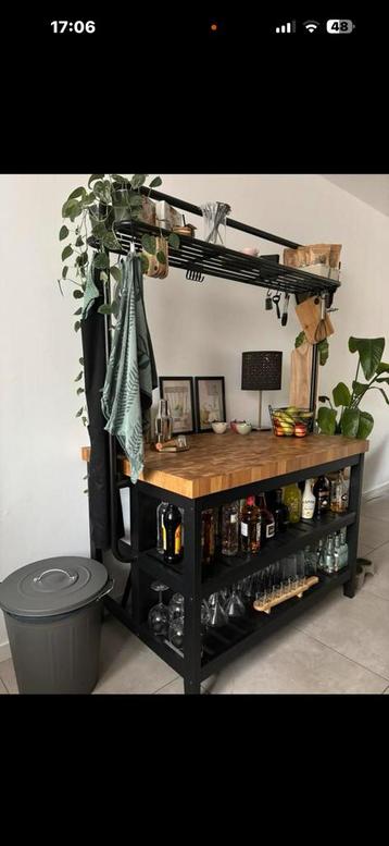 Zeer nette Vadholma keukenwiland van ikea compleet - afbeelding 3 Zeer nette Vadholma keukenwiland van ikea compleet - afbeelding 3