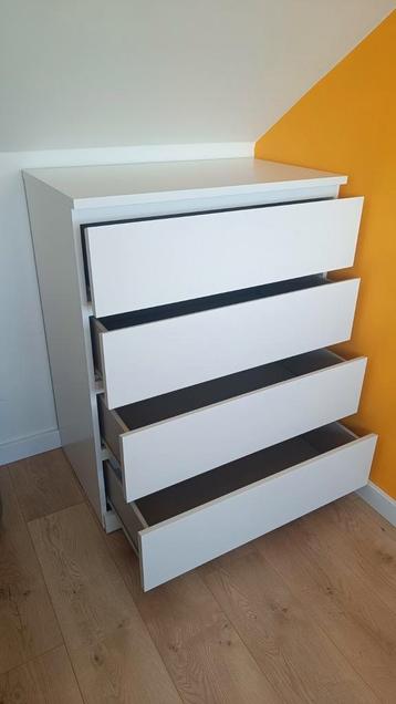 Ikea MALM Ladekast - 4 Lades - 80x100cm - afbeelding 2 Ikea MALM Ladekast - 4 Lades - 80x100cm - afbeelding 2