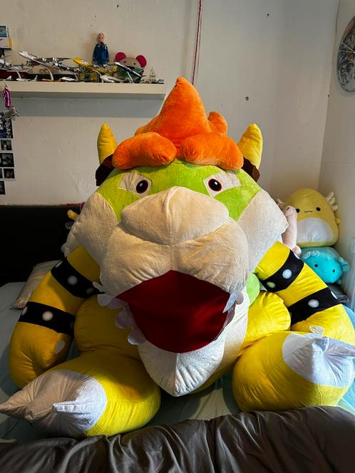 XXL BOWSER KNUFFEL, Kinderen en Baby's, Speelgoed | Knuffels en Pluche, Nieuw, Overige typen, Ophalen