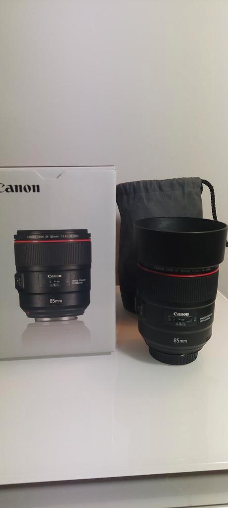 Canon EF 85mm L F1.4, Audio, Tv en Foto, Fotografie | Lenzen en Objectieven, Zo goed als nieuw, Telelens, Ophalen of Verzenden