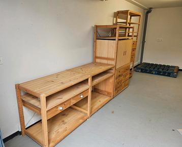 7x Ikea Ivar stellingkast/kast hout - afbeelding 3 7x Ikea Ivar stellingkast/kast hout - afbeelding 3