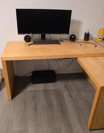 Ikea MALM bureau met uitschuifbaar blad - afbeelding 2 Ikea MALM bureau met uitschuifbaar blad - afbeelding 2