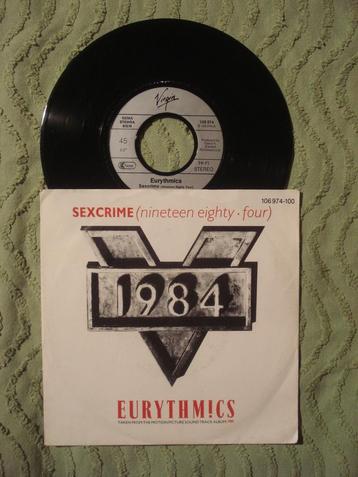 Eurythmics 7" Vinyl Single: ‘Sexcrime (Nineteen Eighty Four)