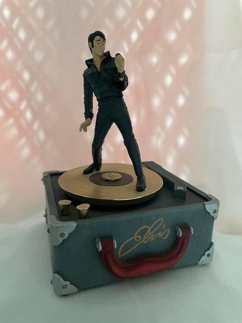 Elvis Presley muziek doosje, Verzamelen, Muziek, Artiesten en Beroemdheden, Zo goed als nieuw, Pop, Beeldje of Miniatuur, Ophalen of Verzenden